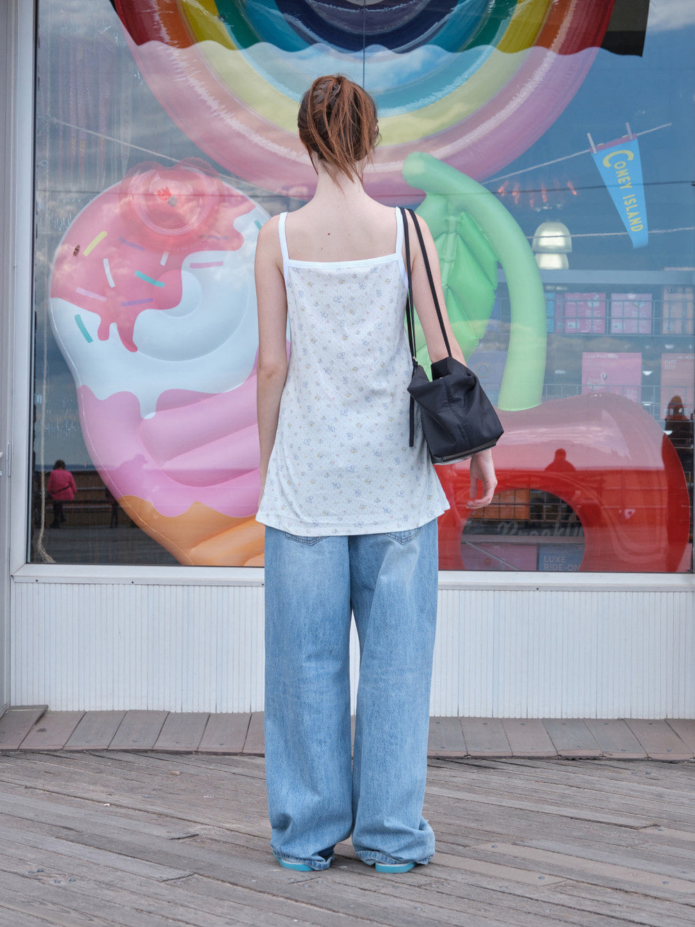 Low Classic Camisole Jersey Dress Off White