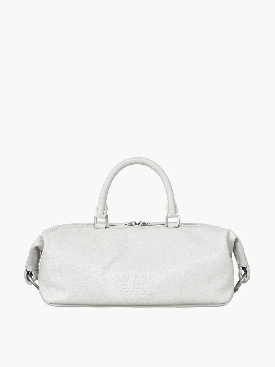 Margesherwood Dumpling EW Tote off white cracked