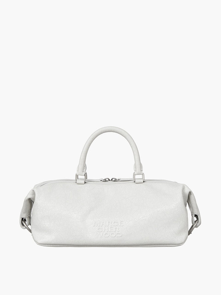 Margesherwood Dumpling EW Tote off white cracked