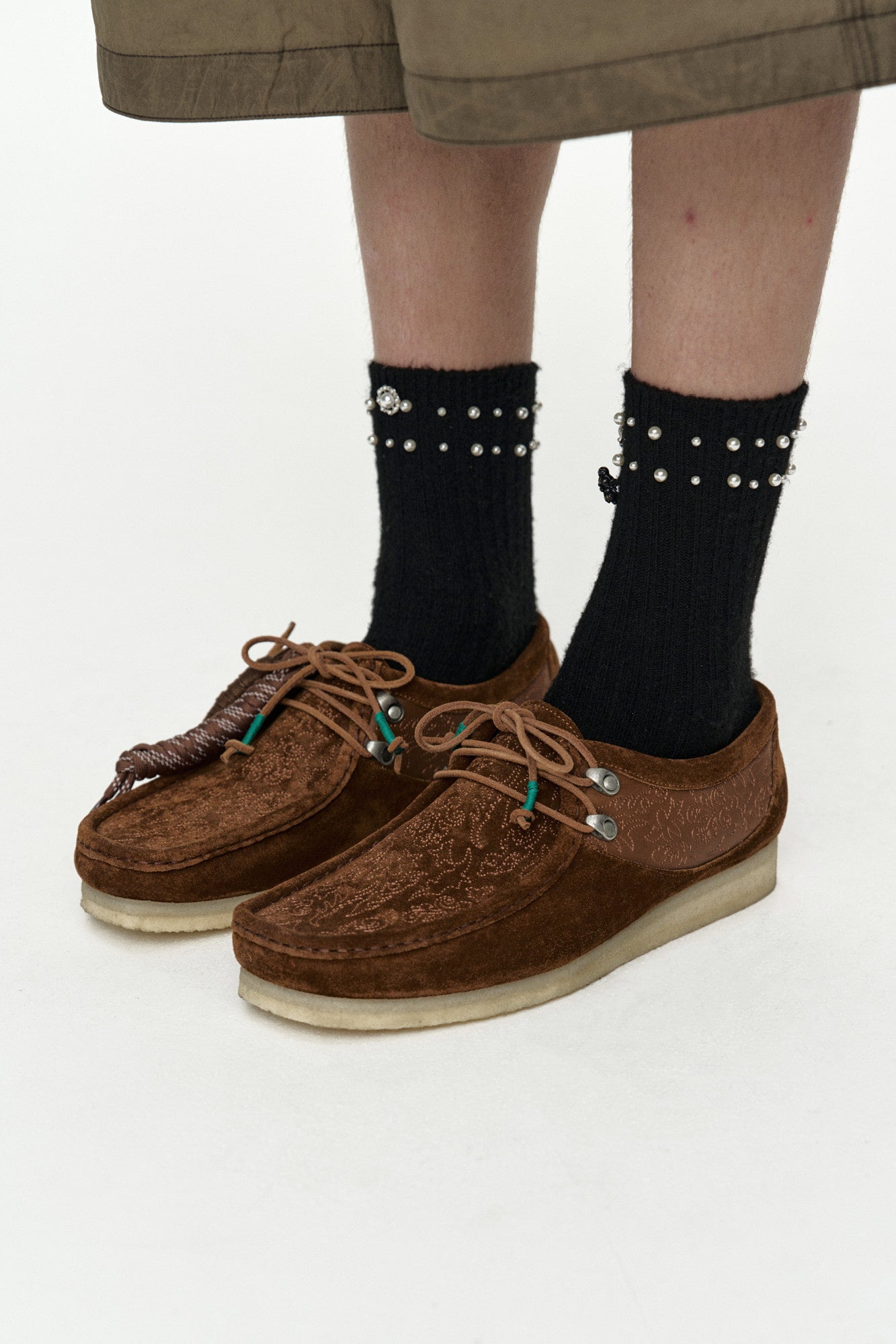 Andersson Bell Adsb X Clarks Wallabee Embroidery