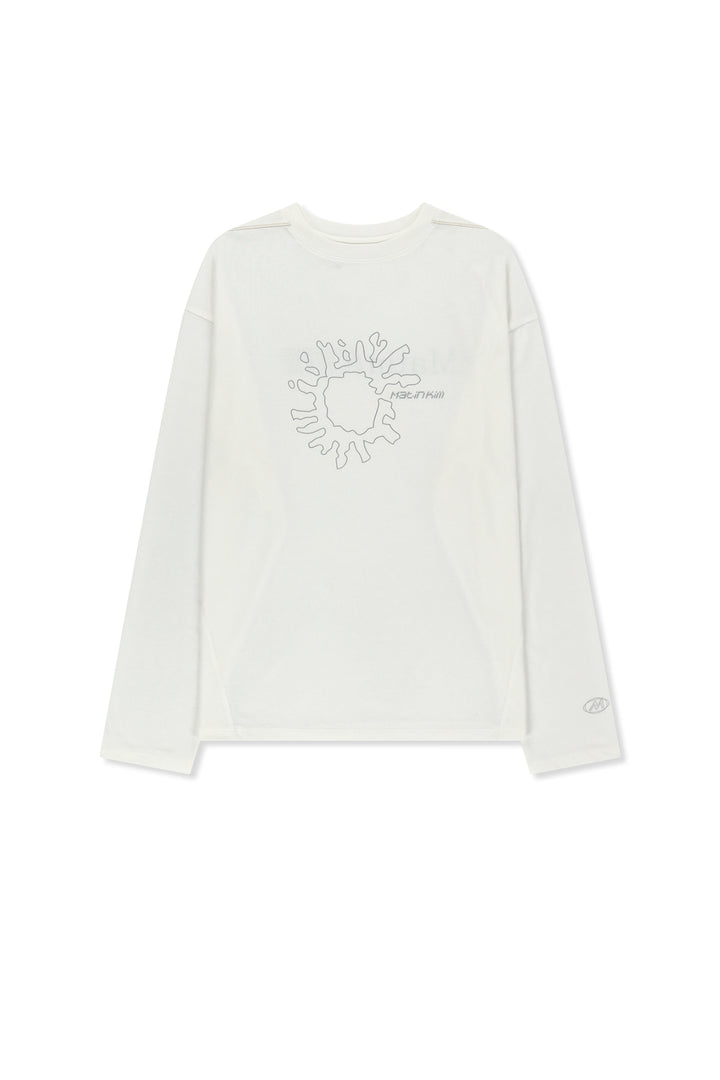 Matinkim Matin Pace Sunburst Graffiti Covered Top IN Ivory