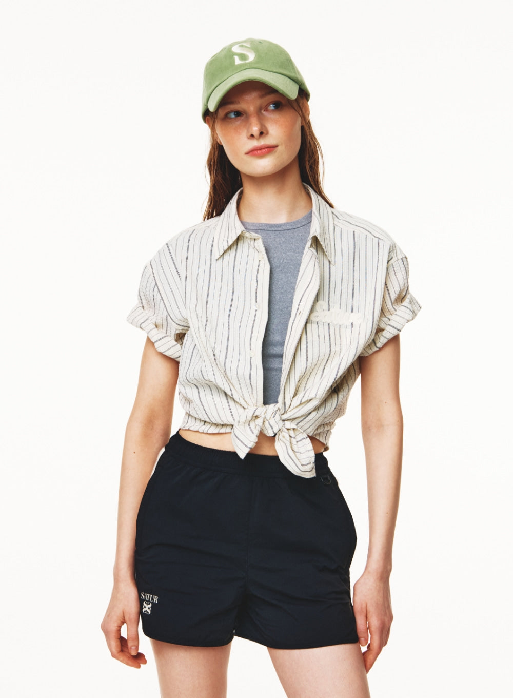 [satur] (W) Lawton Tech Shorts - Black