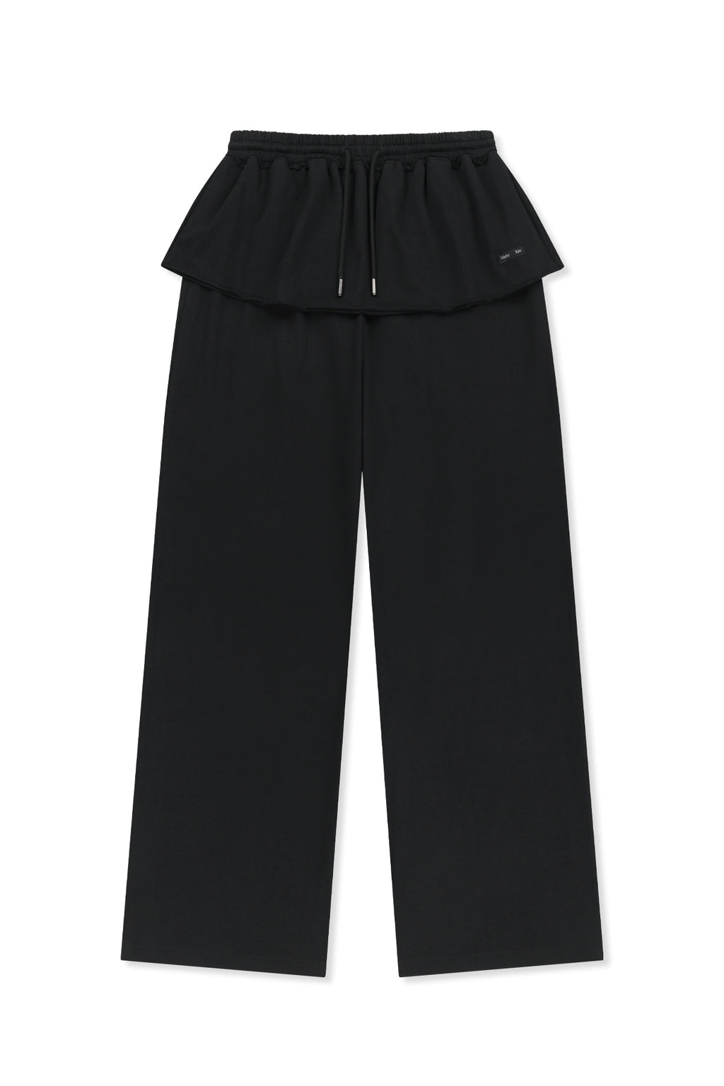 Matinkim Layered Skirt Jersey Pants IN Black