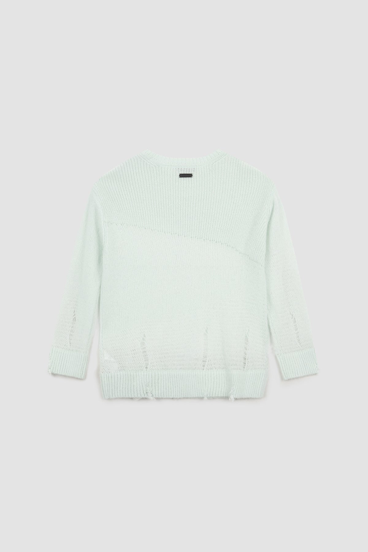 Matinkim Damage Detail Logo Pullover IN Mint
