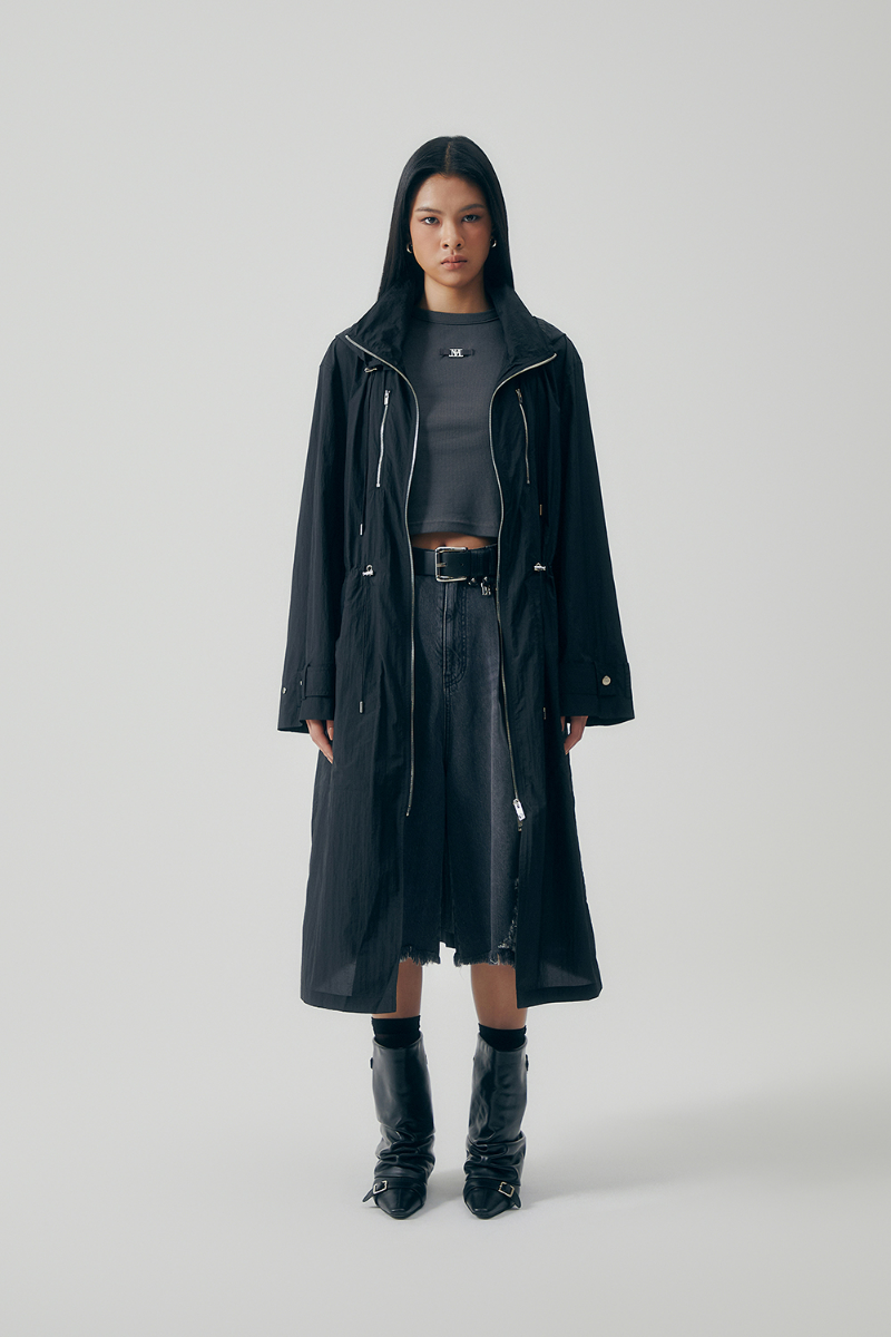 Treemingbird Drift Wind Rain Coat Black