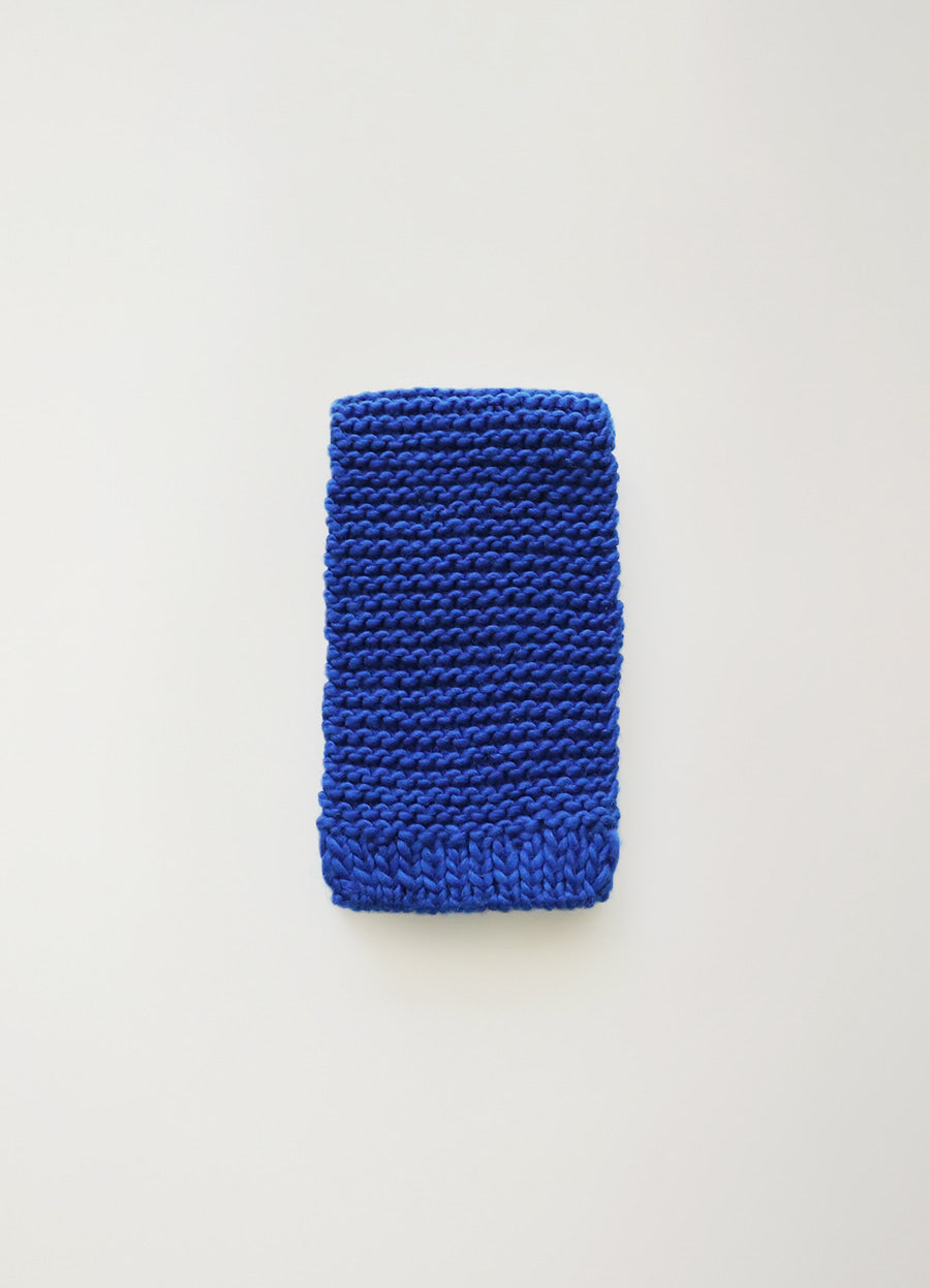 Nothing Written Handmade knitted muffler (Blue)