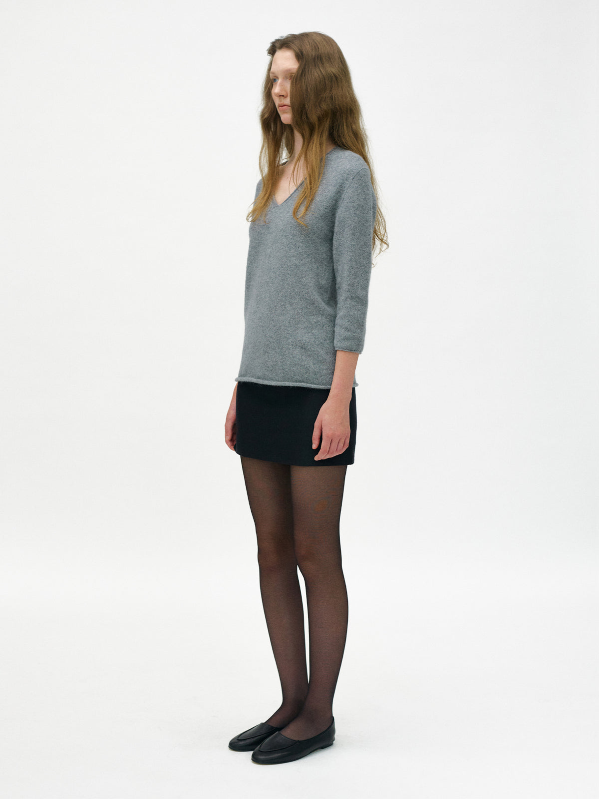 Nothing Written Kate v-neck pullover (Gray)