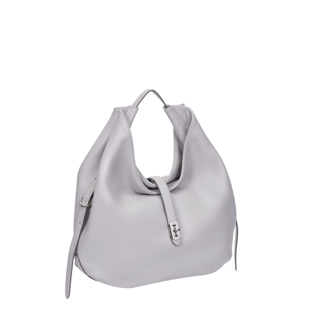 Vunque Hey City Leather Hobo M City Grey