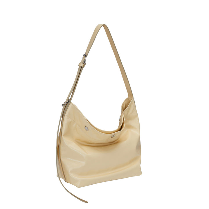 Vunque Perfec Button Up Soft Hobo S Milky Yellow