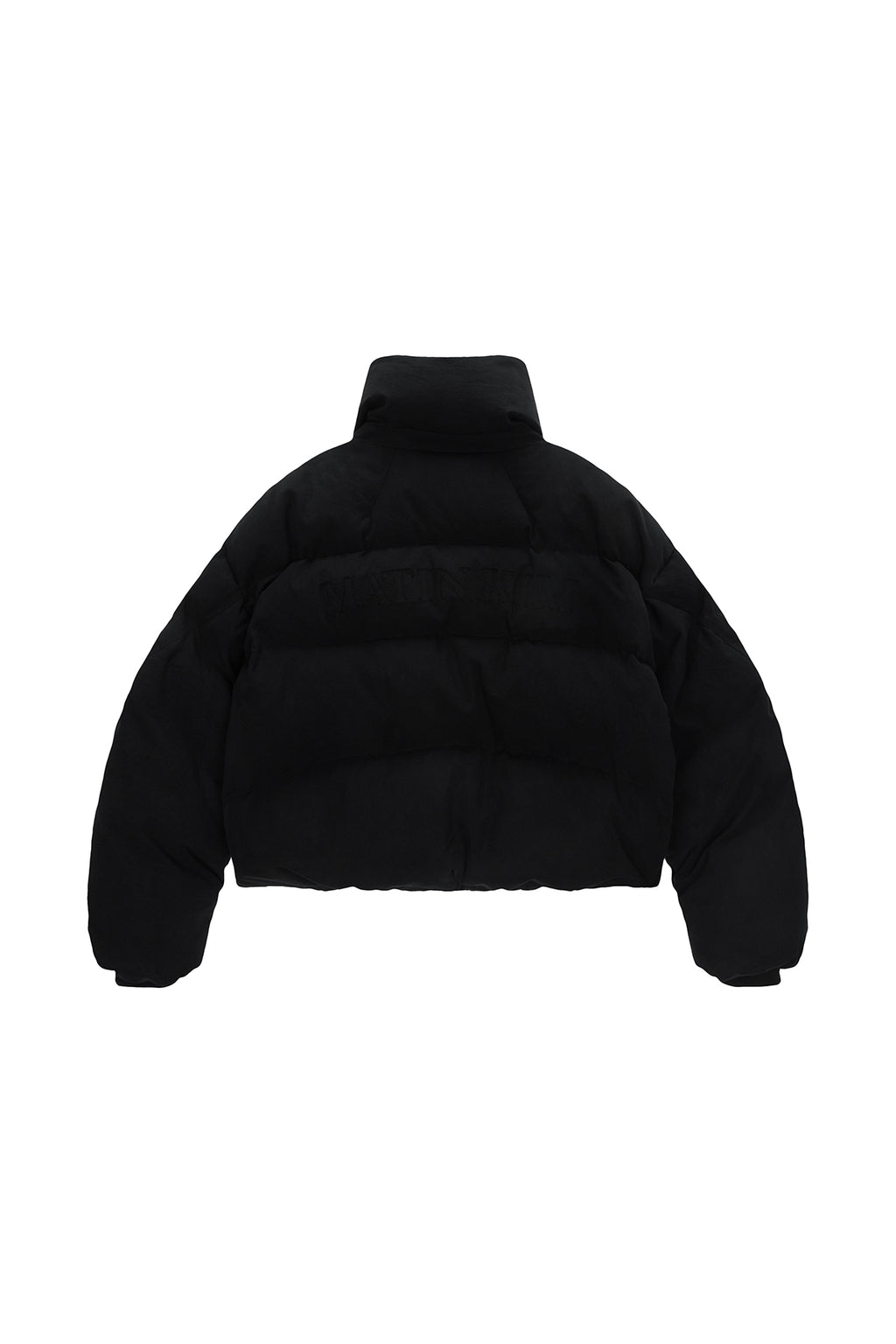 Matinkim Cotton Washed Puffer Duck Down Jumper IN Black