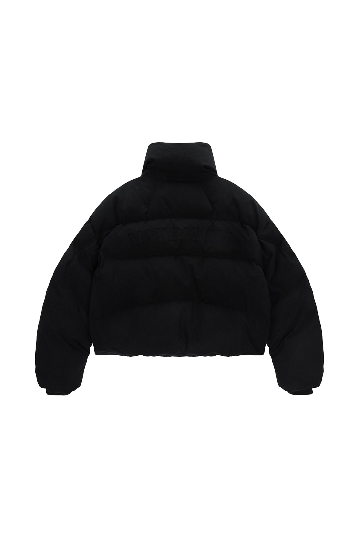 Matinkim Cotton Washed Puffer Duck Down Jumper IN Black