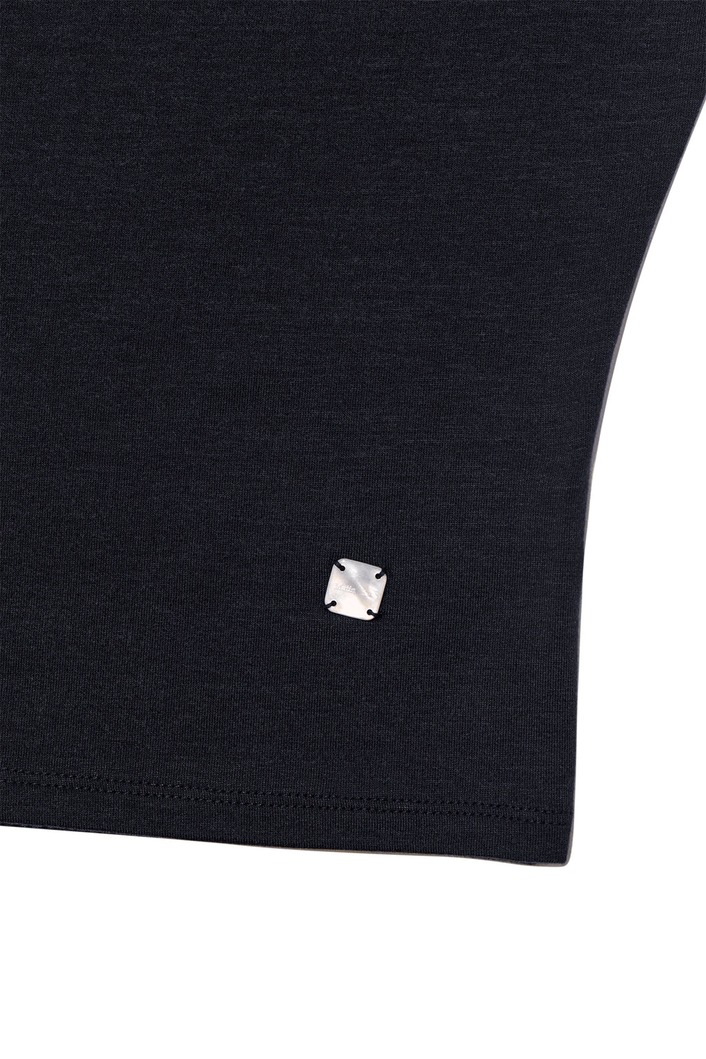 [matinkim] RAGLAN BOLERO SLIM TOP IN DARK NAVY