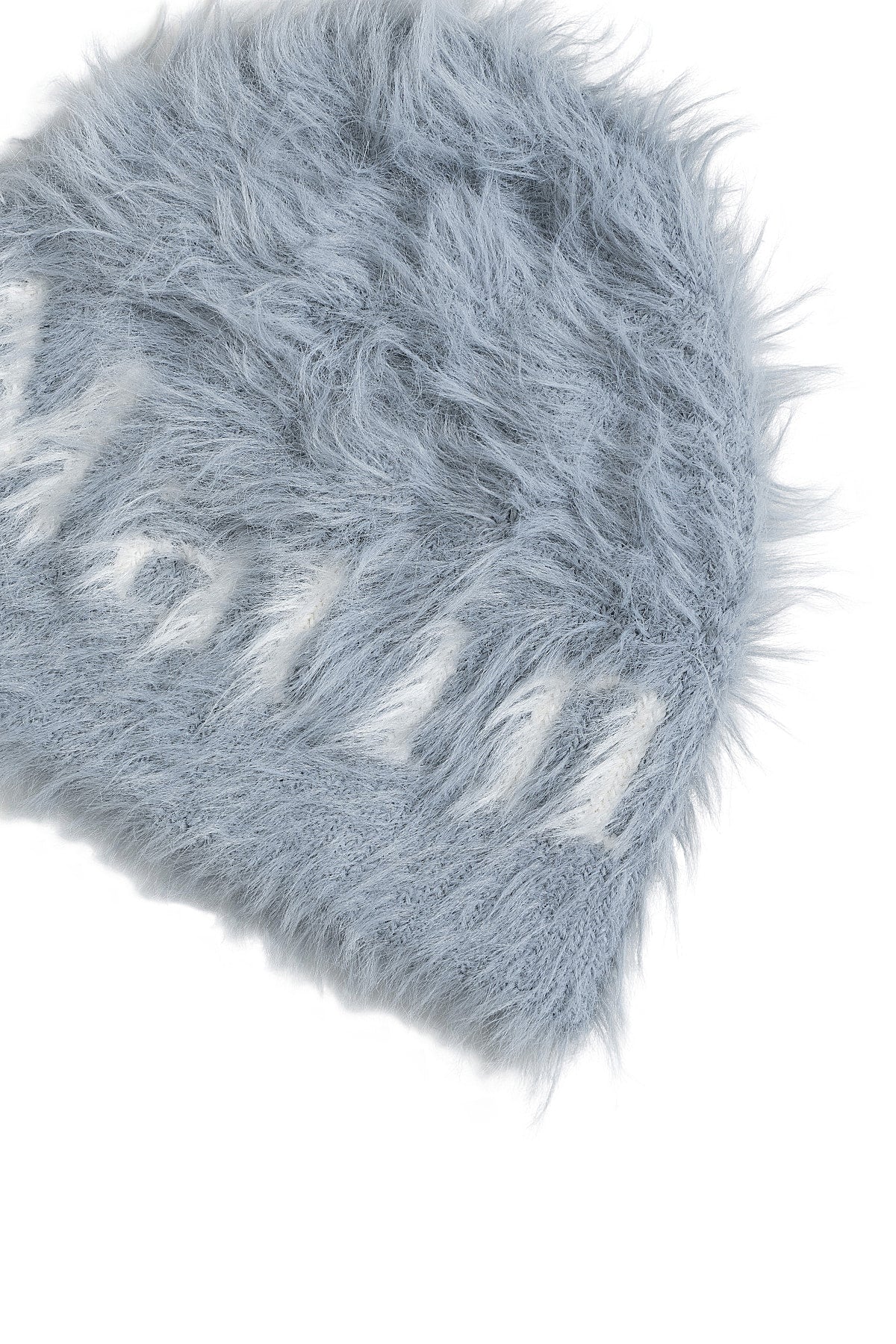 Matinkim Matin Hairy Knit Beanie IN Sky