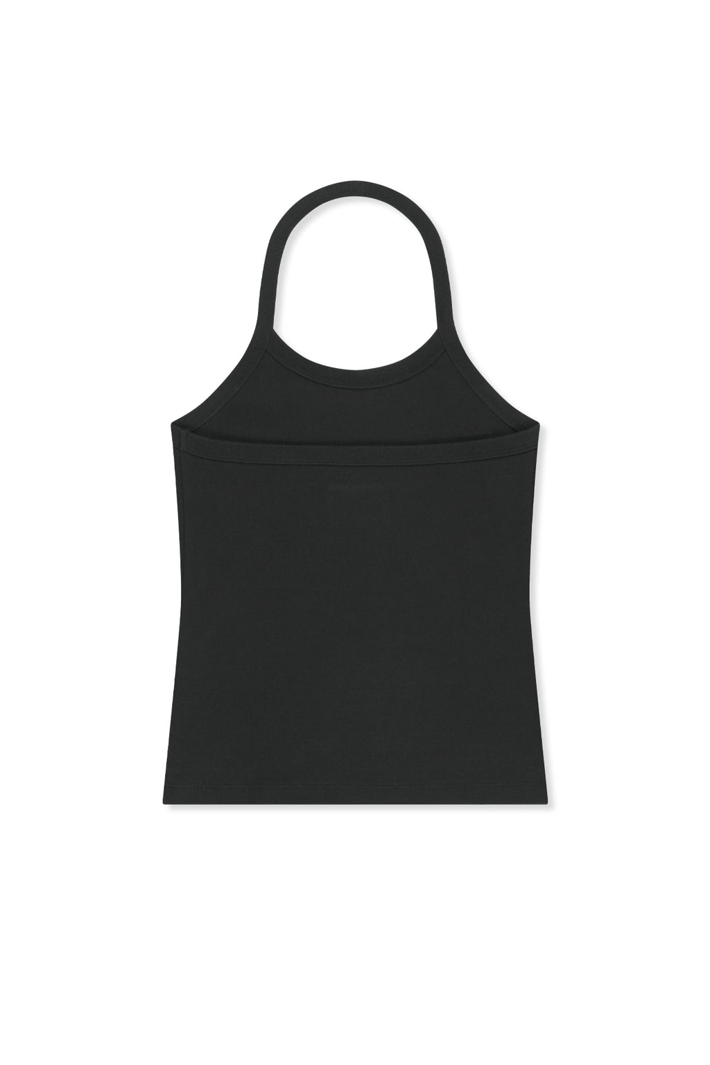 Matinkim Label Detail Halter Tank Top IN Black