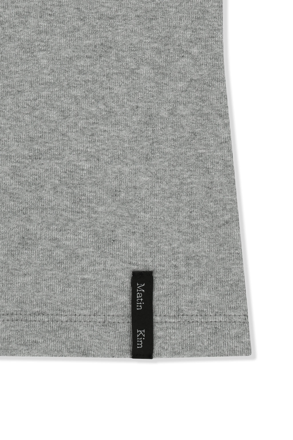 Matinkim Label Detail Halter Tank Top IN Grey