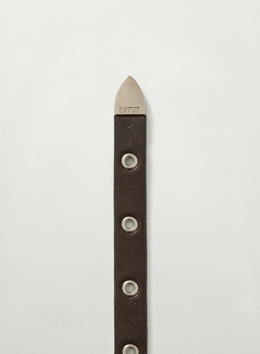 Satur Eyelet Buckle Belt - Brown