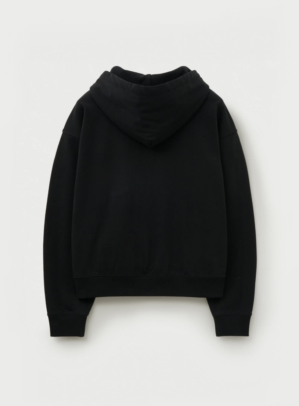 [satur] Apero Loose Fit Tuck Pocket Hoodie - Black