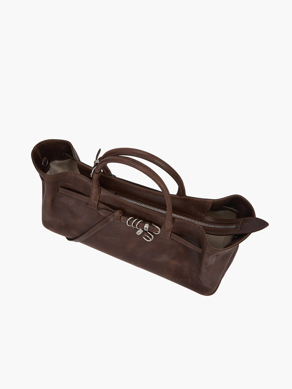 Margesherwood Grandma Used Bag washed brown pull-up