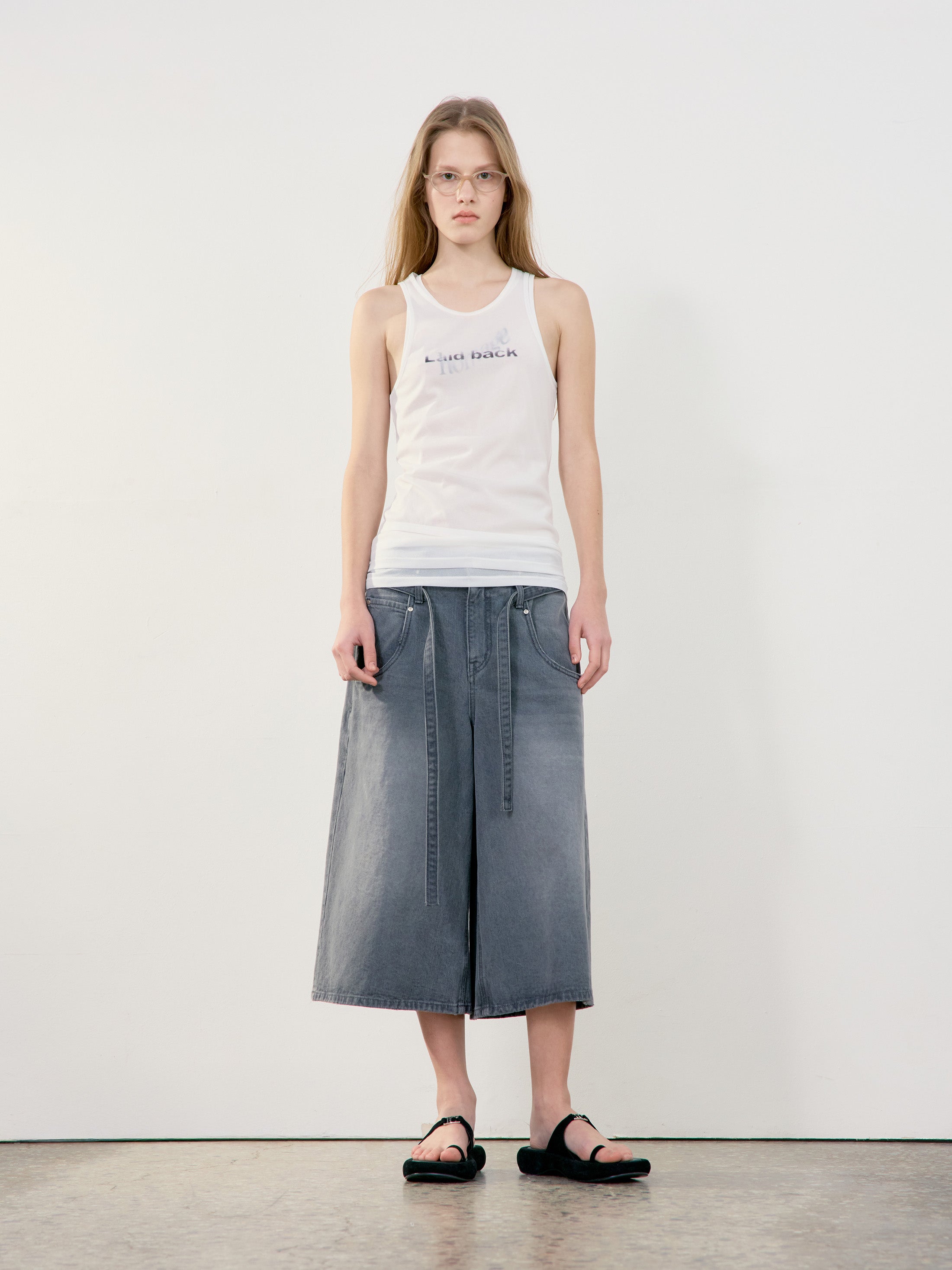 Low Classic Homage Sleeveless T-Shirt White