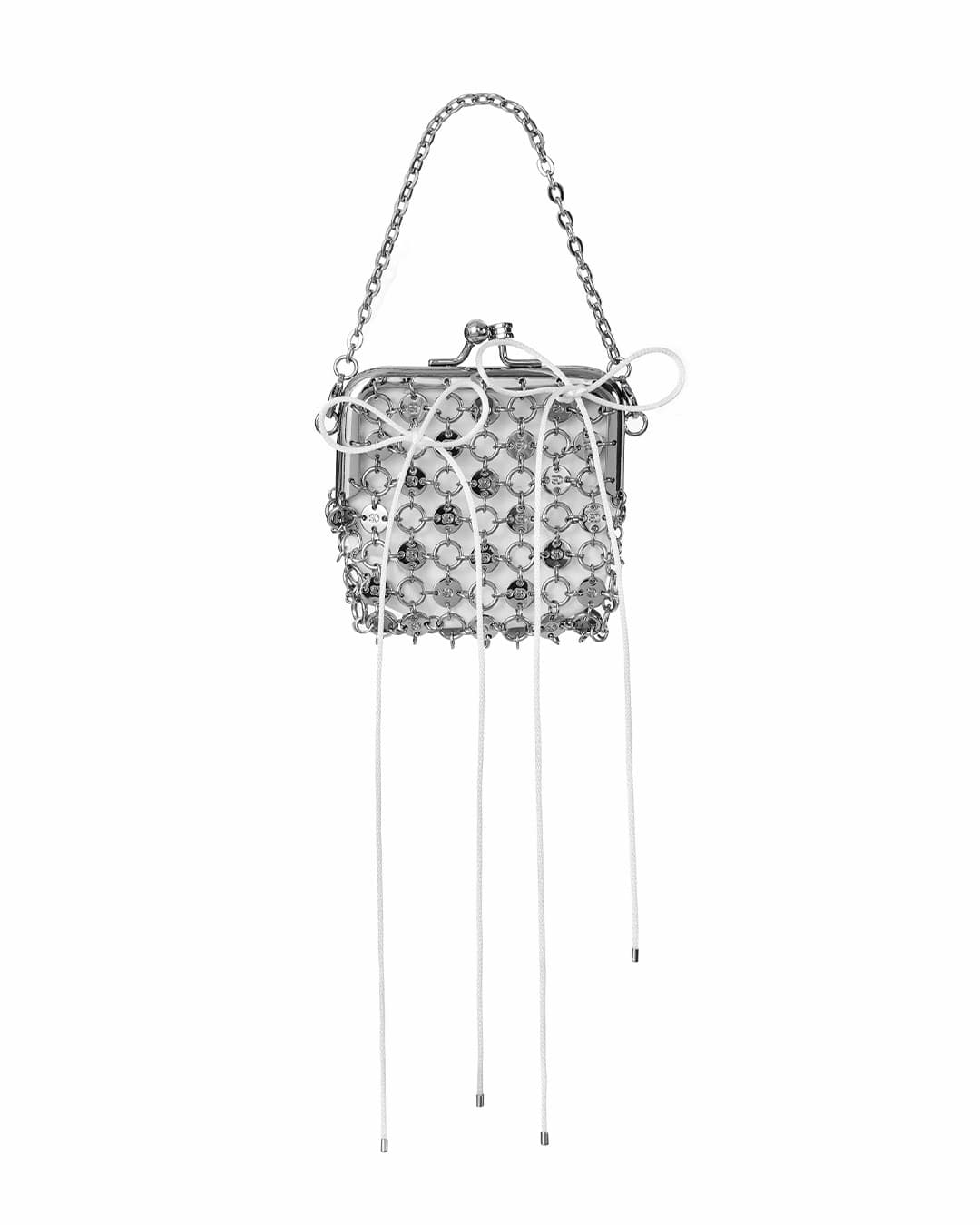 Hippo Frame Bag · Silver