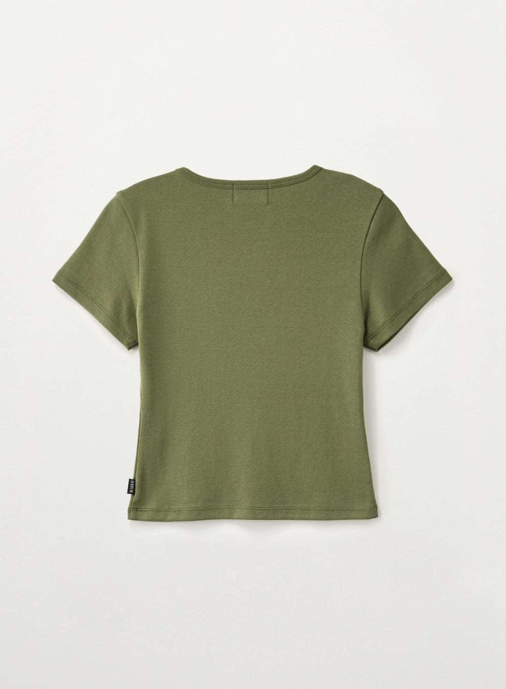 Satur (W) Belt Graphic Slim Fit T-Shirt - Khaki