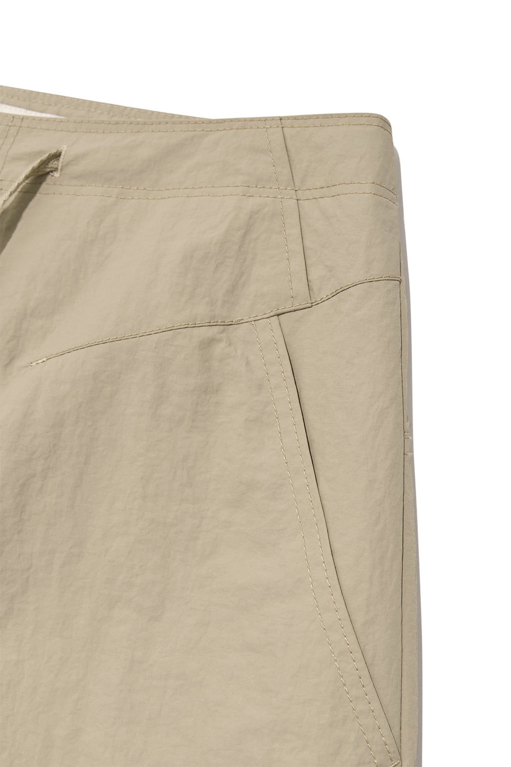 Matinkim Nylon String Half Pants IN Beige