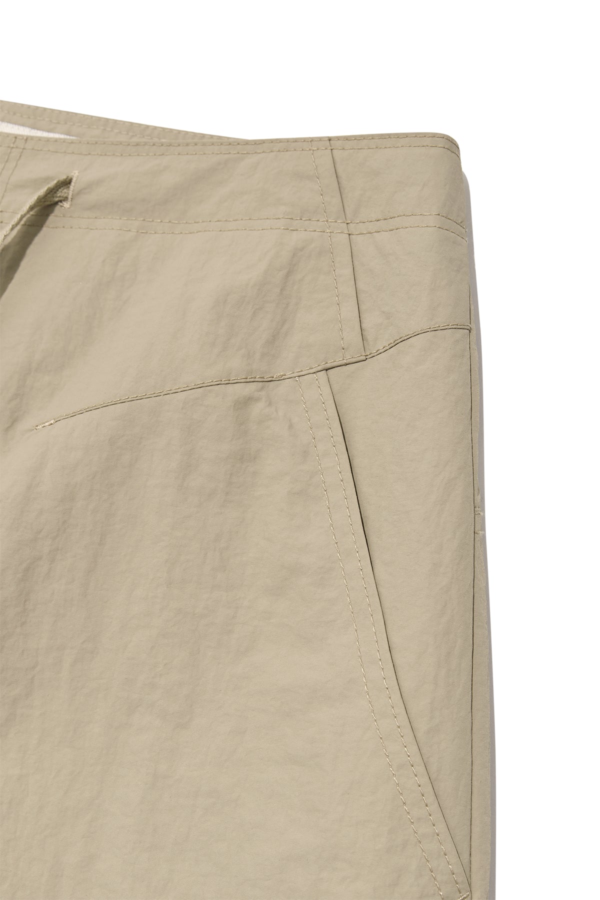Matinkim Nylon String Half Pants IN Beige