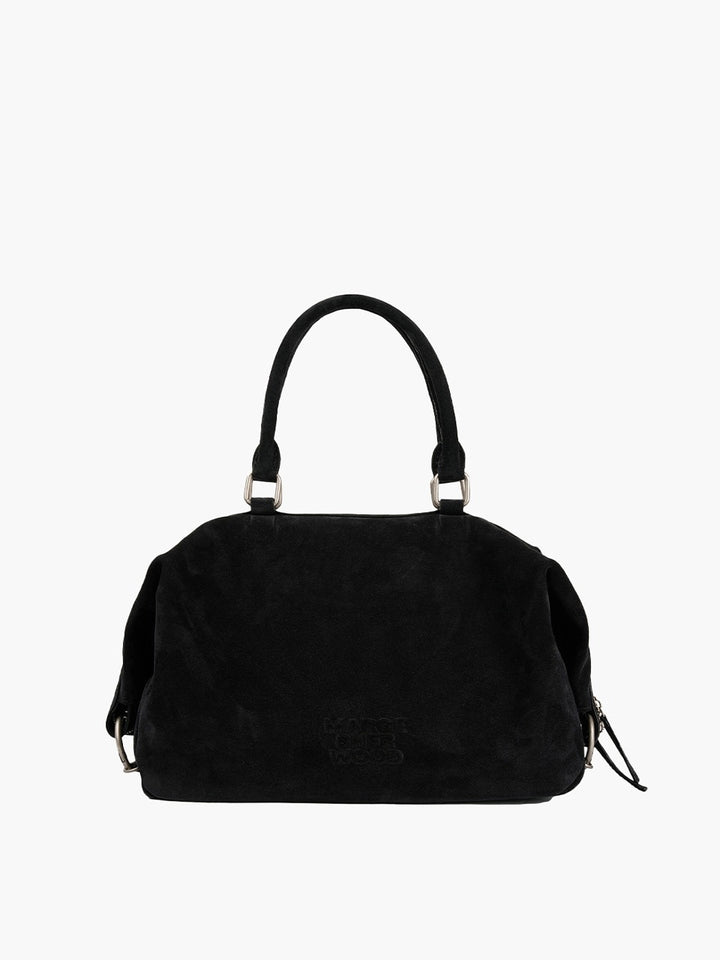 Margesherwood Dumpling Tote black suede