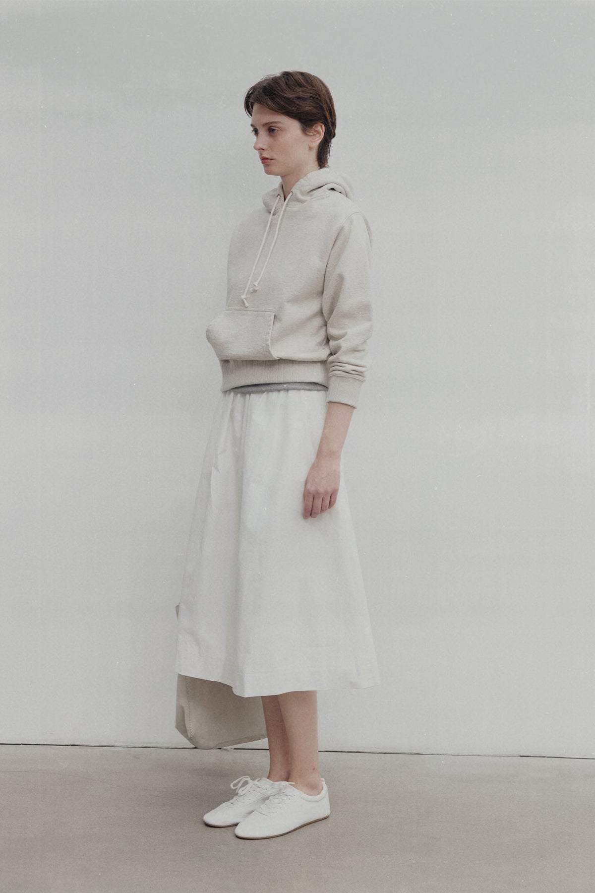 Nothing Written Leia a-line skirt (White)