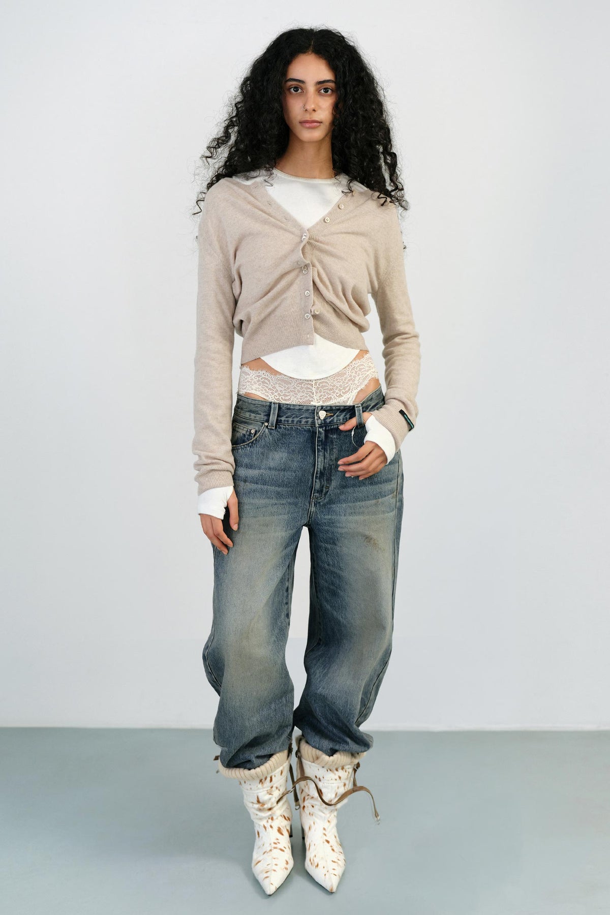 Instantfunk Washed Arch Fit Denim - Blue