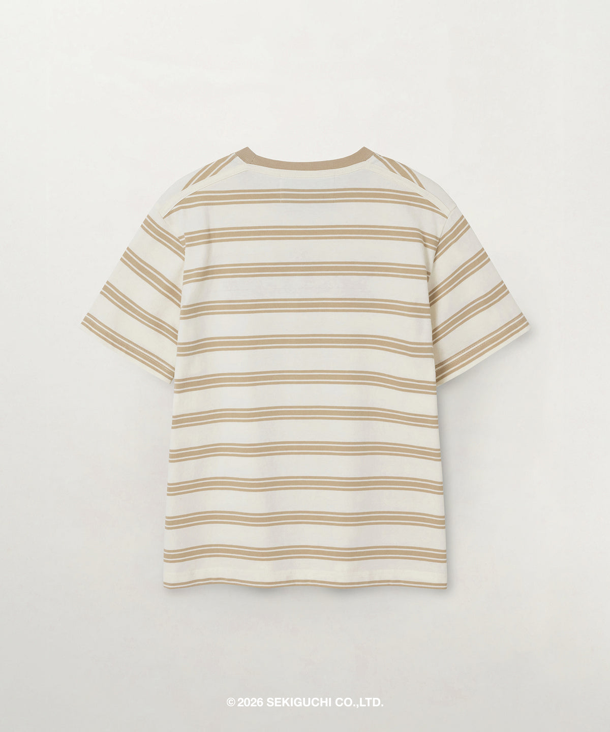 Satur X Monchhichi Stripe T-Shirt - Cream