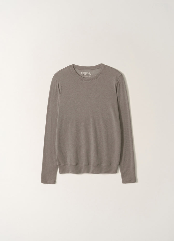 Nothing Written Aima wool t-shirt (Milk tea)