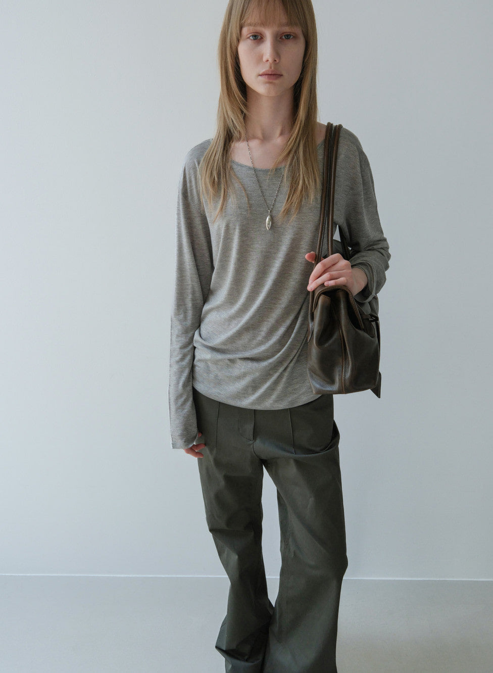 Low Classic Haricot Mini Flap Bag Brown