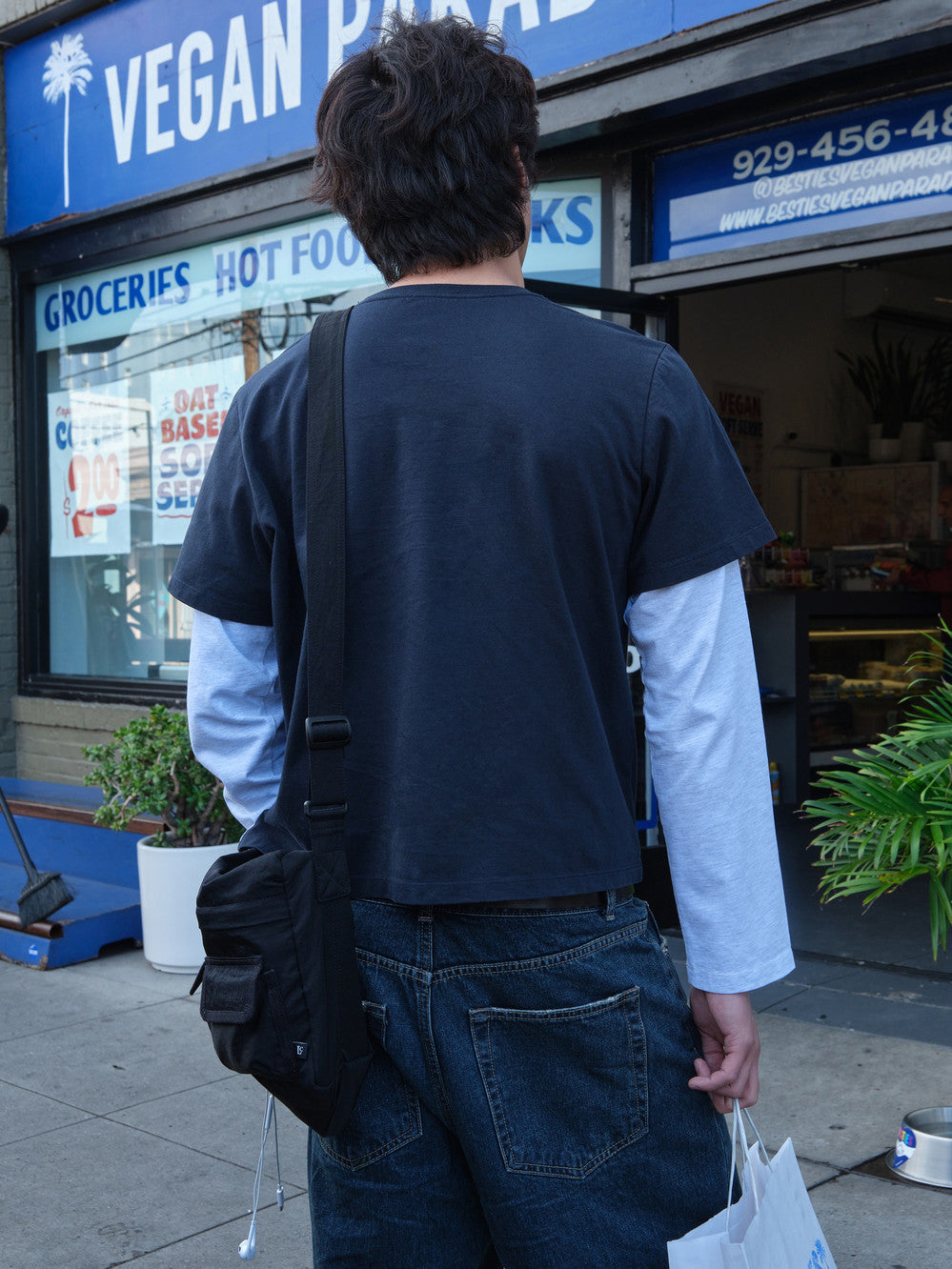 Low Classic Lc Layered Tee Navy