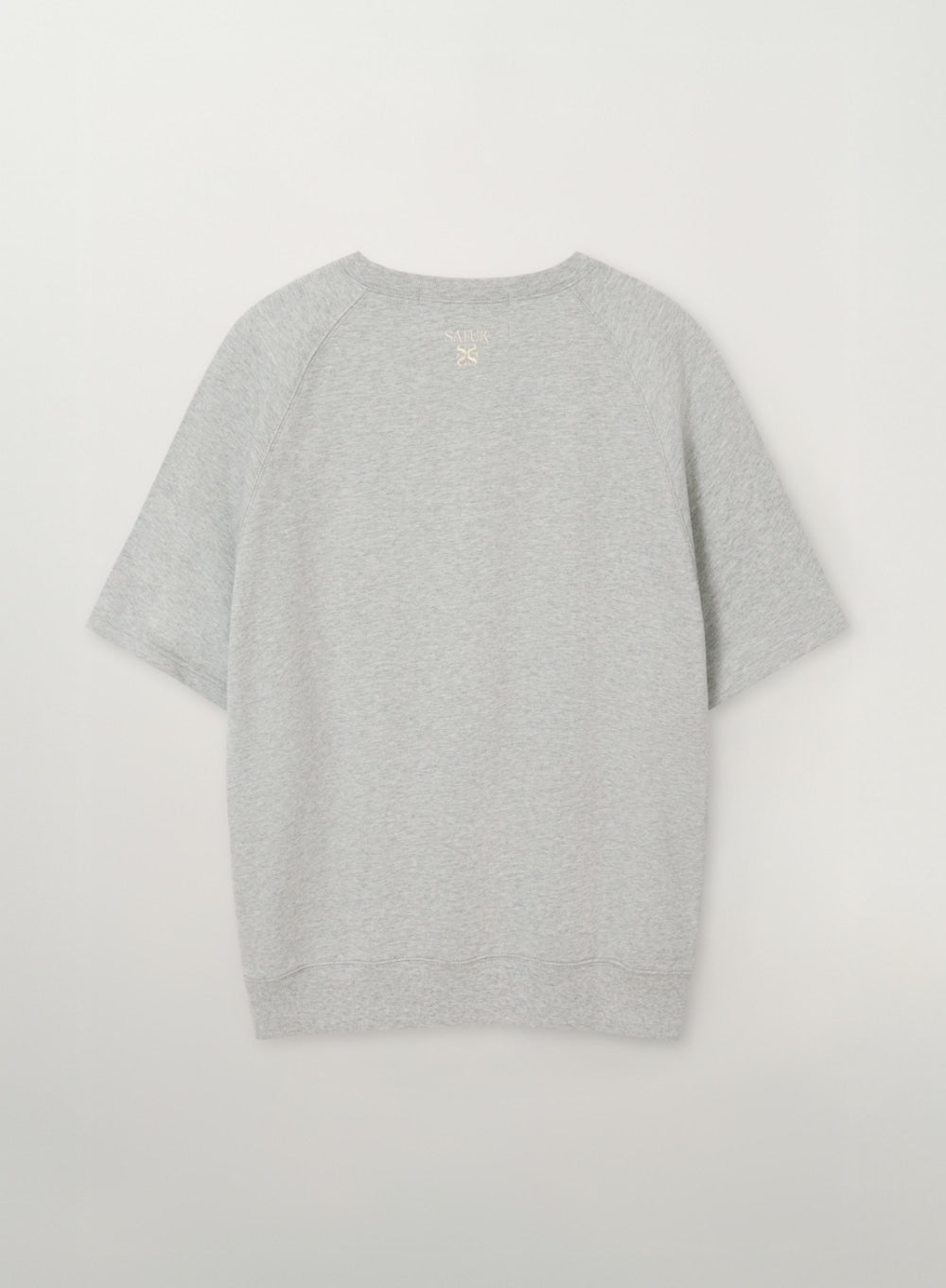 Satur Basic Half Sweatshirt - Melange Gray