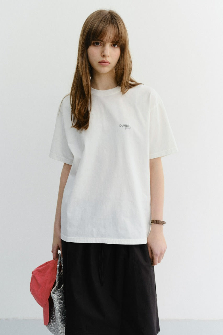 Dunst Unisex Garment Dyed T-Shirt Off White