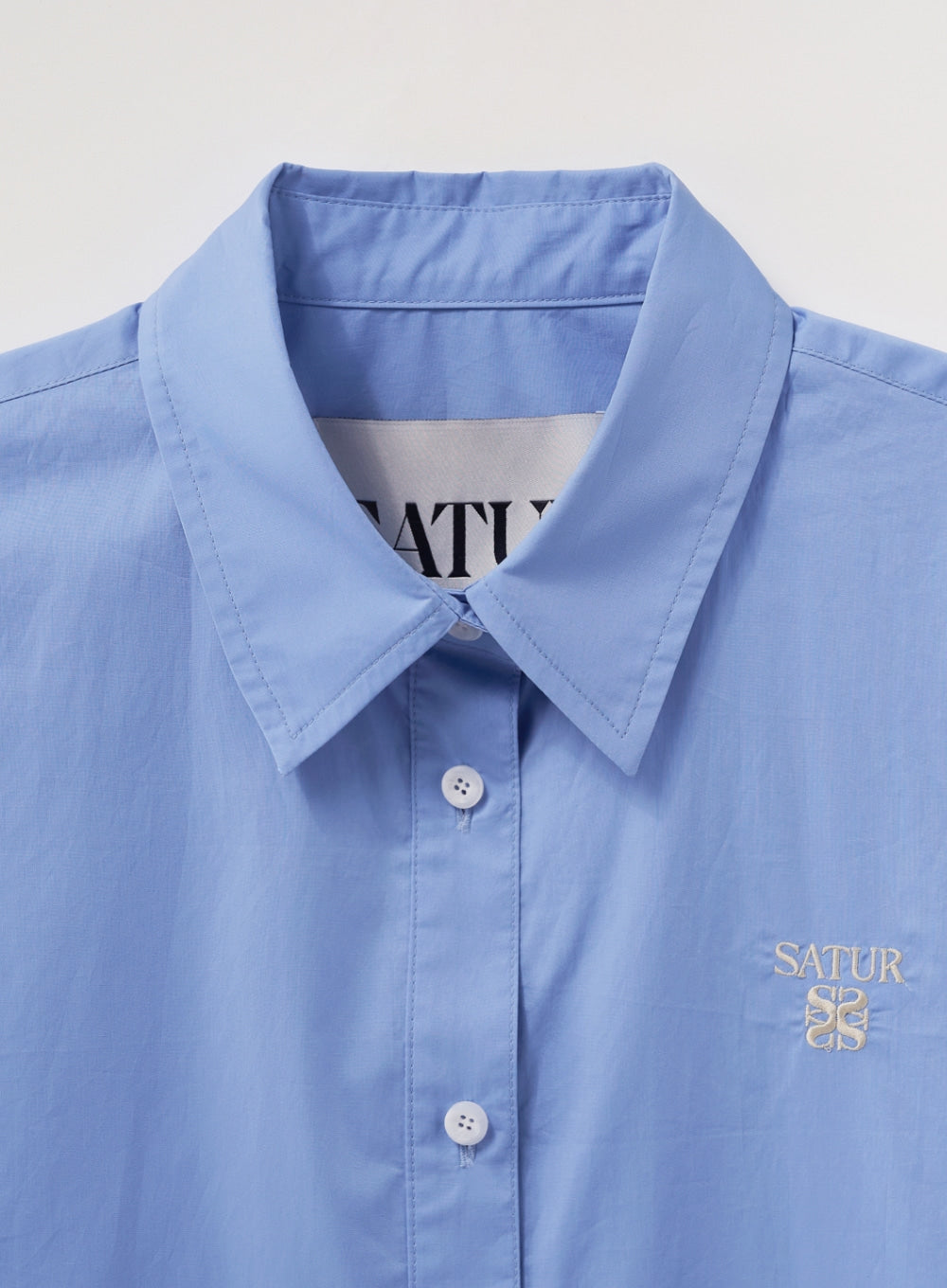 [satur] (W) Loren Apero Classic Shirt - Sky Blue