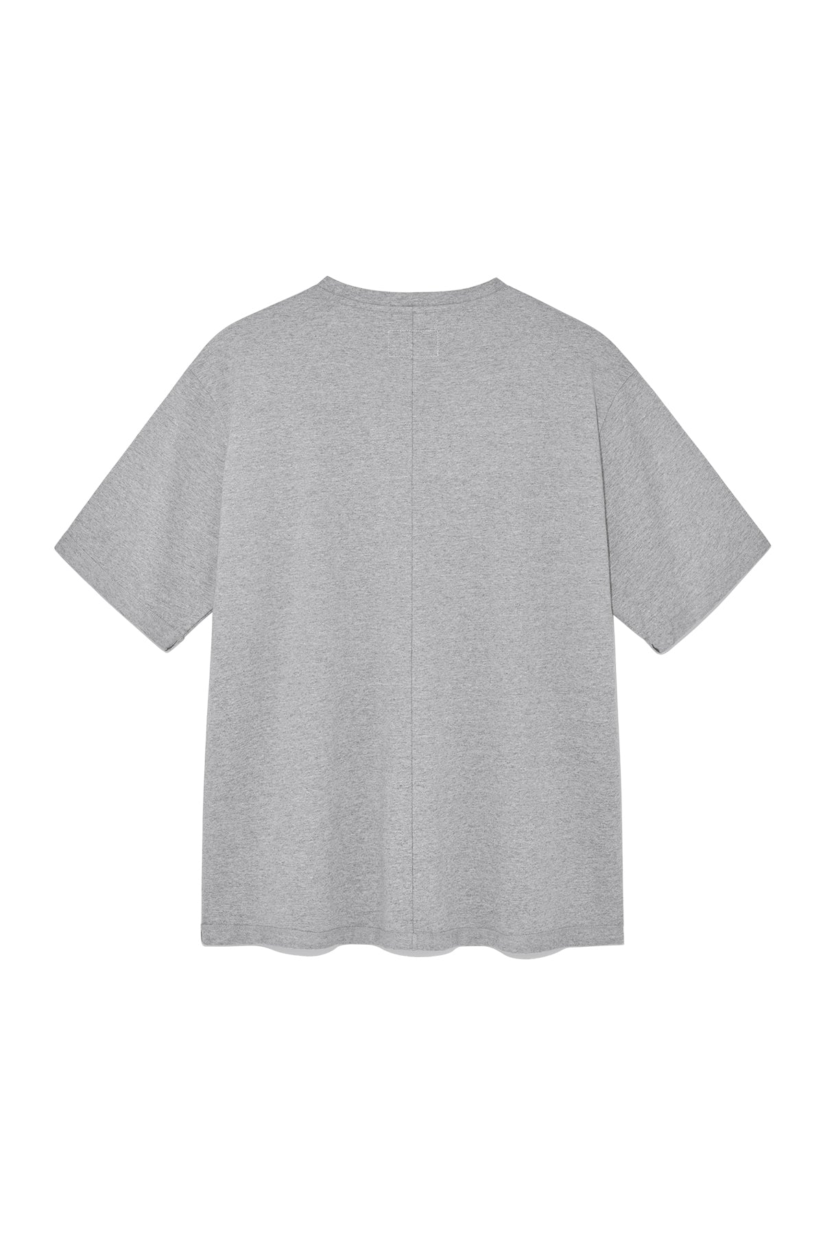 Matinkim Unbalance Printing Top For Men IN Grey