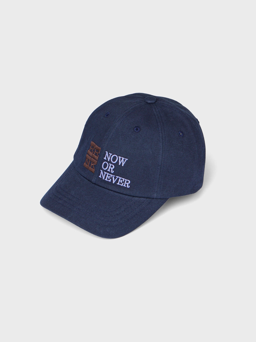 EENK Logo Embroidered Point Cap - Navy