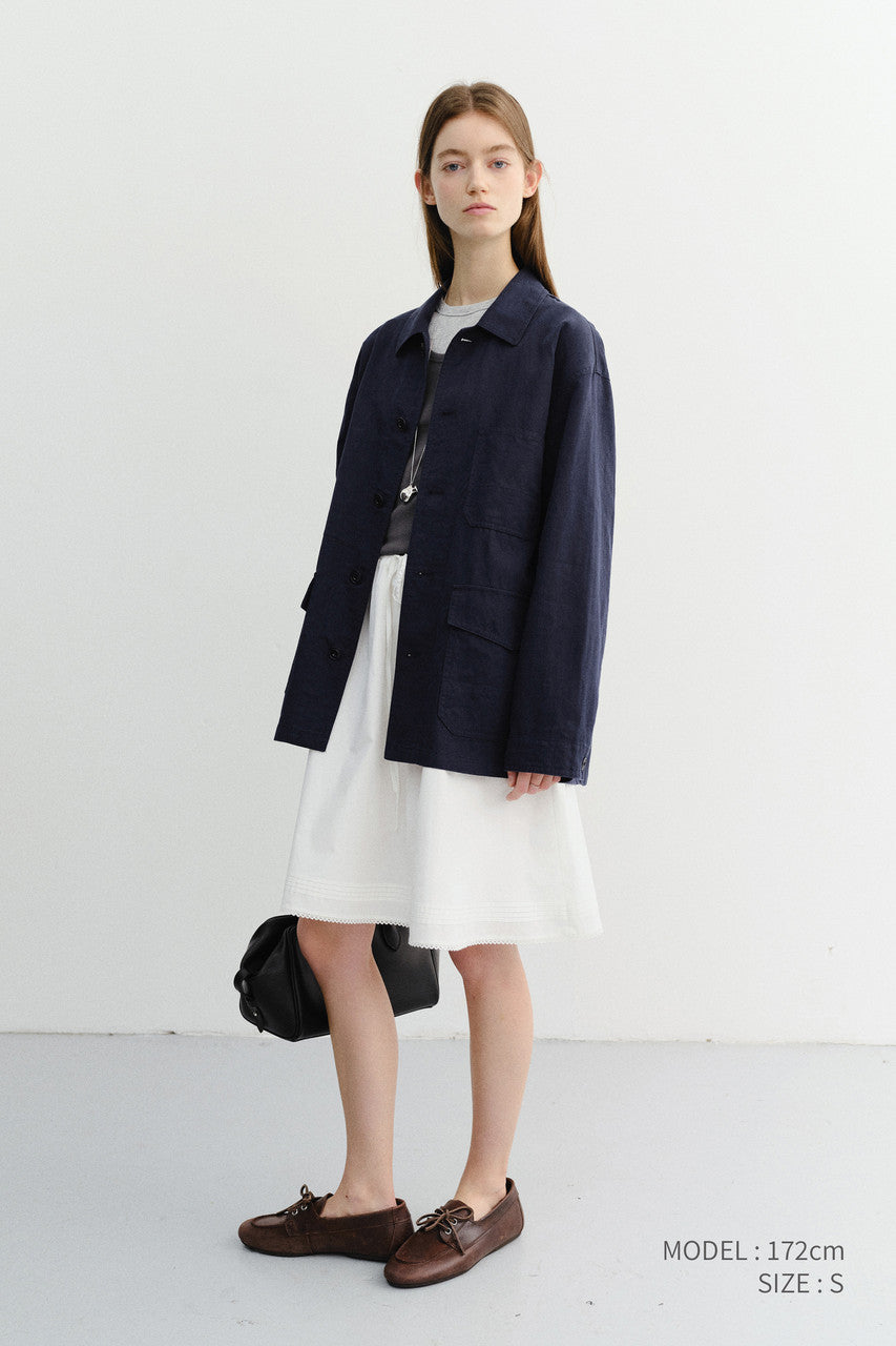 Dunst Unisex Chore Jacket Navy