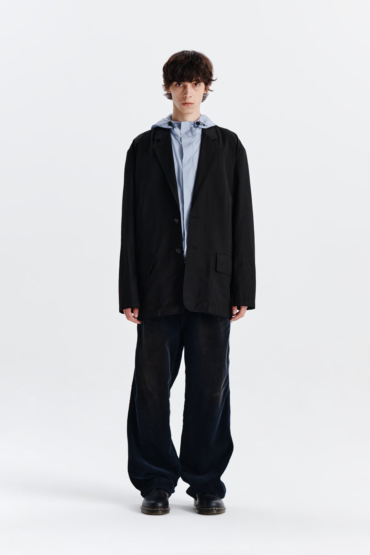 [matinkim] WASHED CORDUROY PANTS FOR MEN IN NAVY