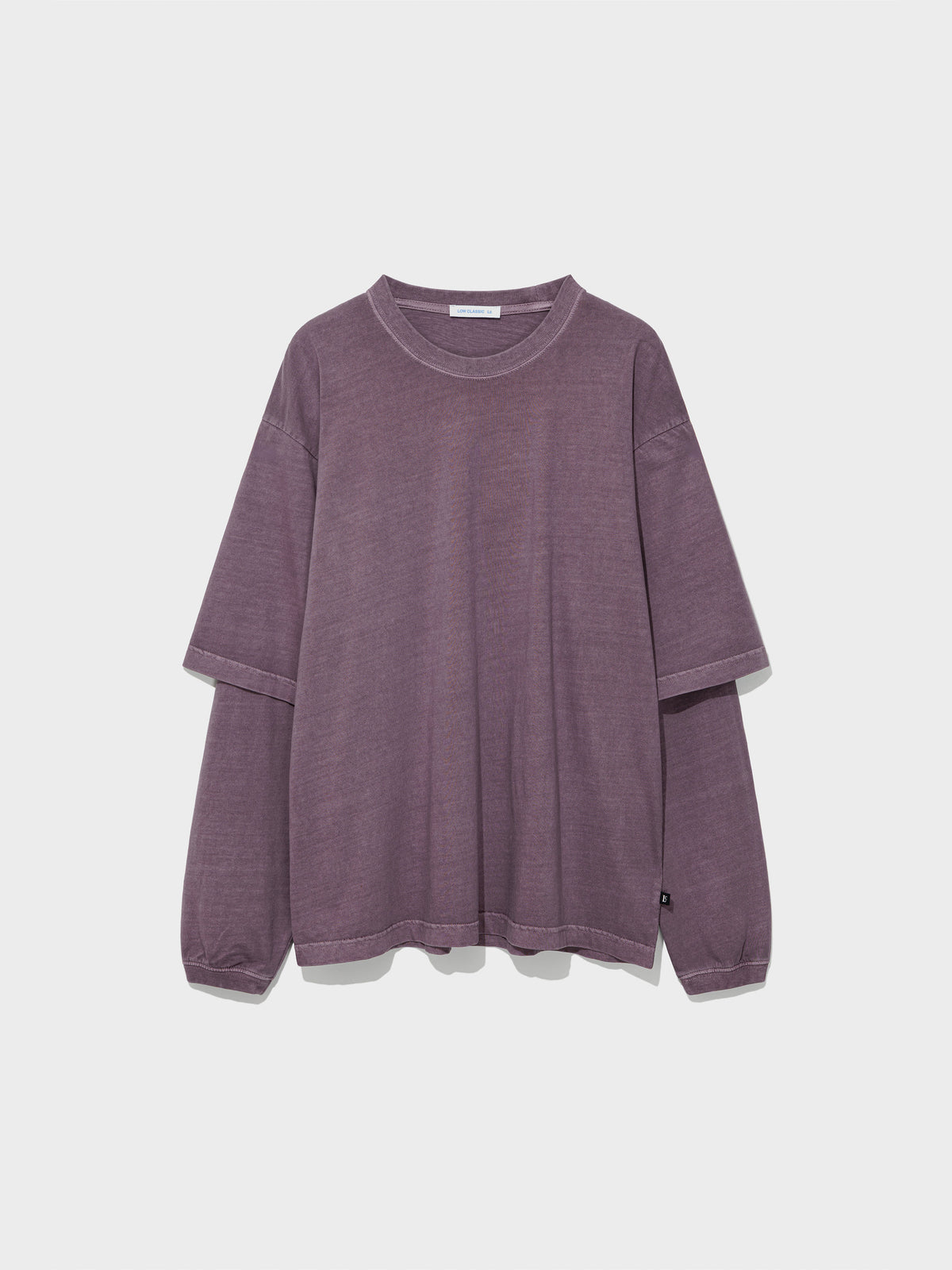 Low Classic Oversized Lc Layered Tee Lilac