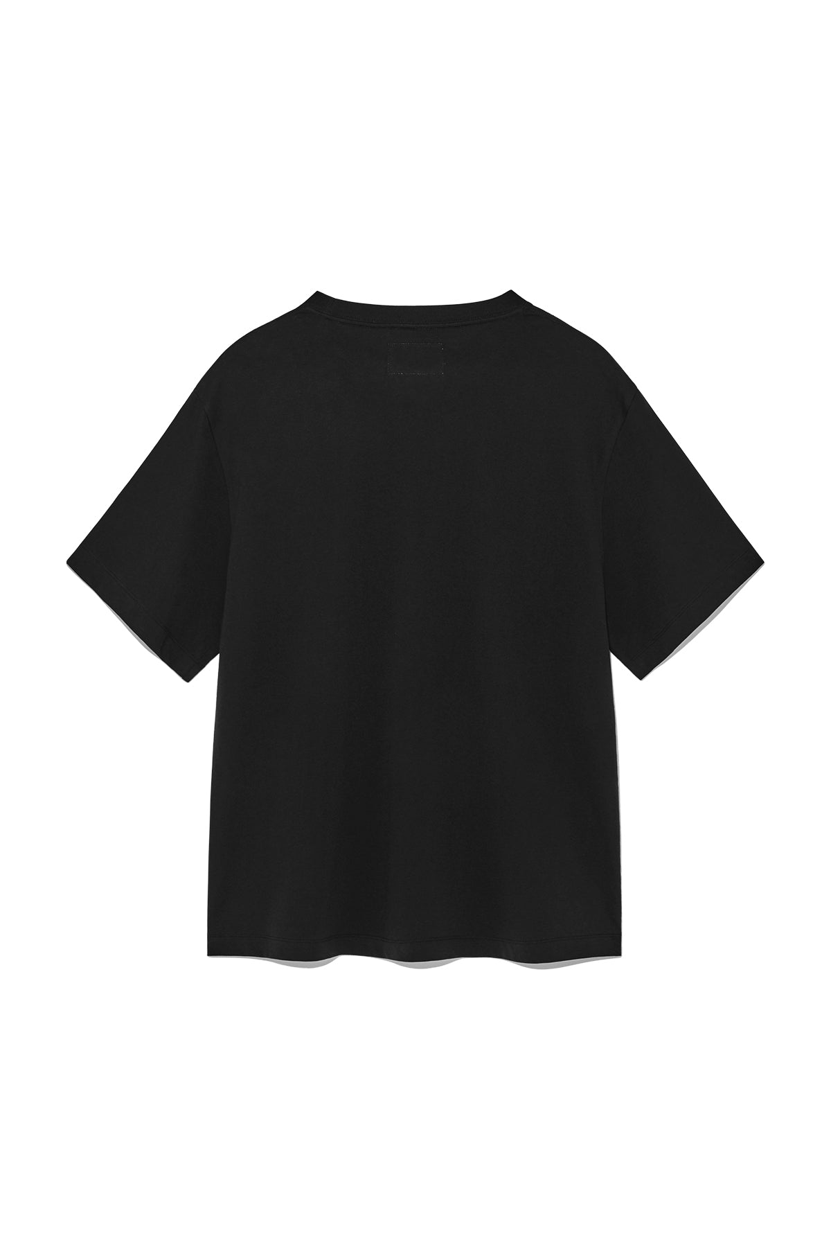 [matinkim] HALF TEXT LOGO TOP FOR WOMEN IN BLACK