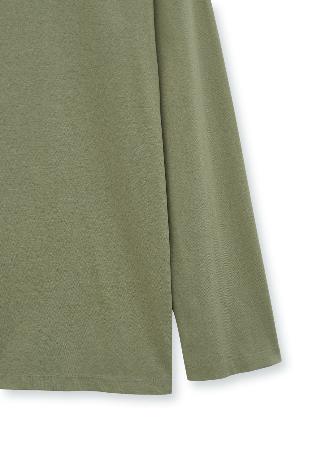 [matinkim] TUCK POINT LONG SLEEVE TOP FOR MEN IN LIGHT KHAKI