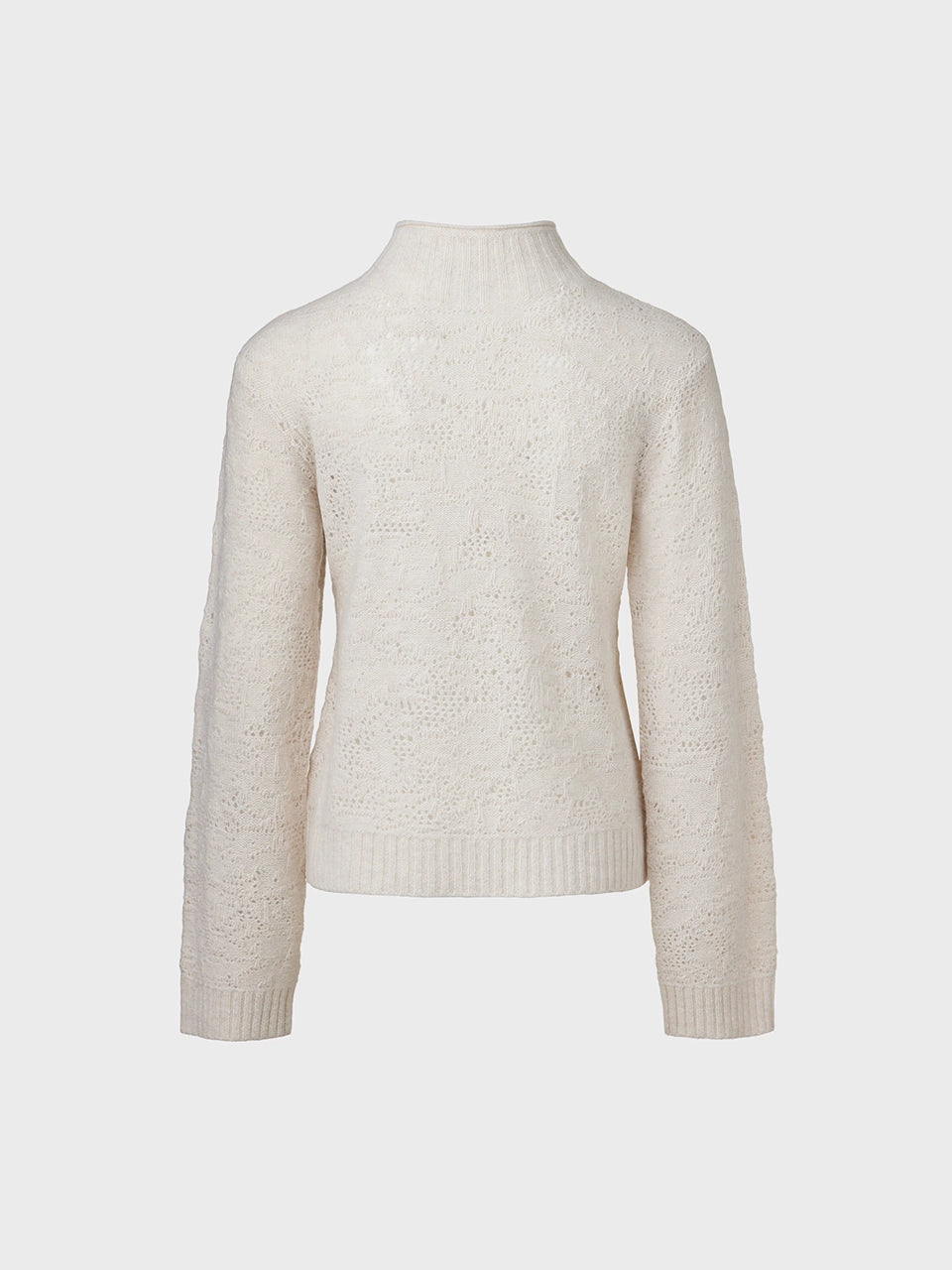 EENK Two-Way Button Neck Knitwear - Ivory