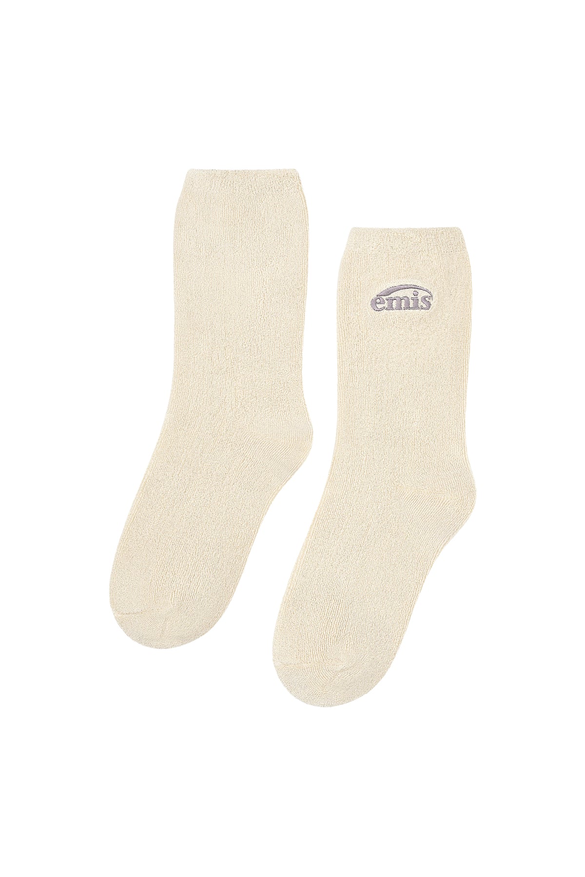Emis Reversible Teddy Room Shoes-Beige