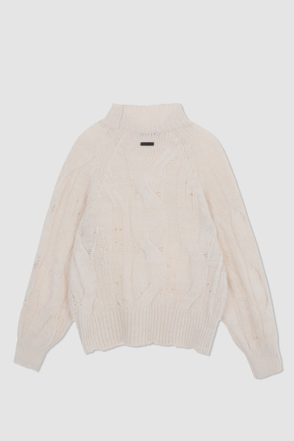 Matinkim Oversize Highneck Volume Pullover IN Ivory