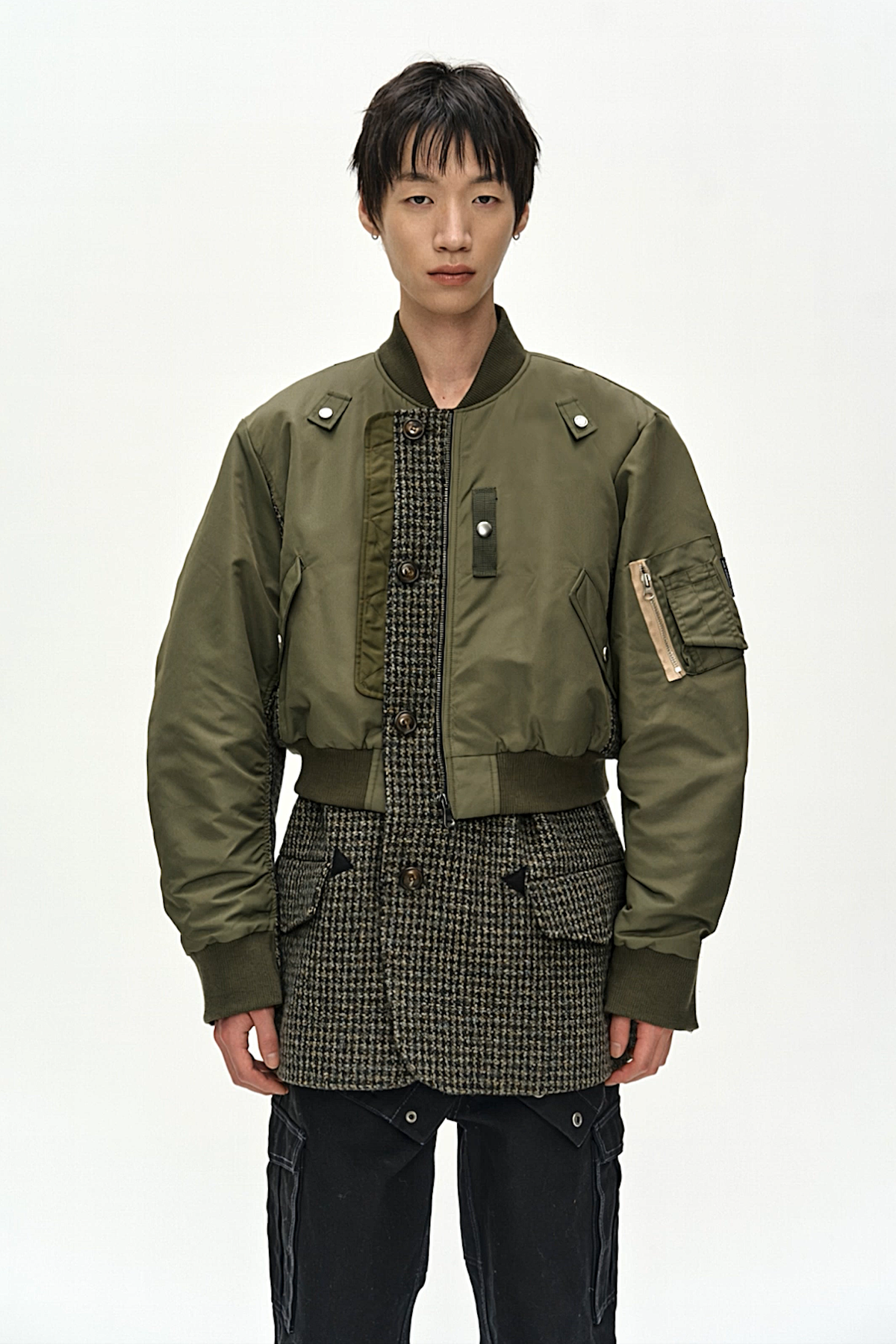 Andersson Bell Unisex Deconstructed Layered Bomber Coat