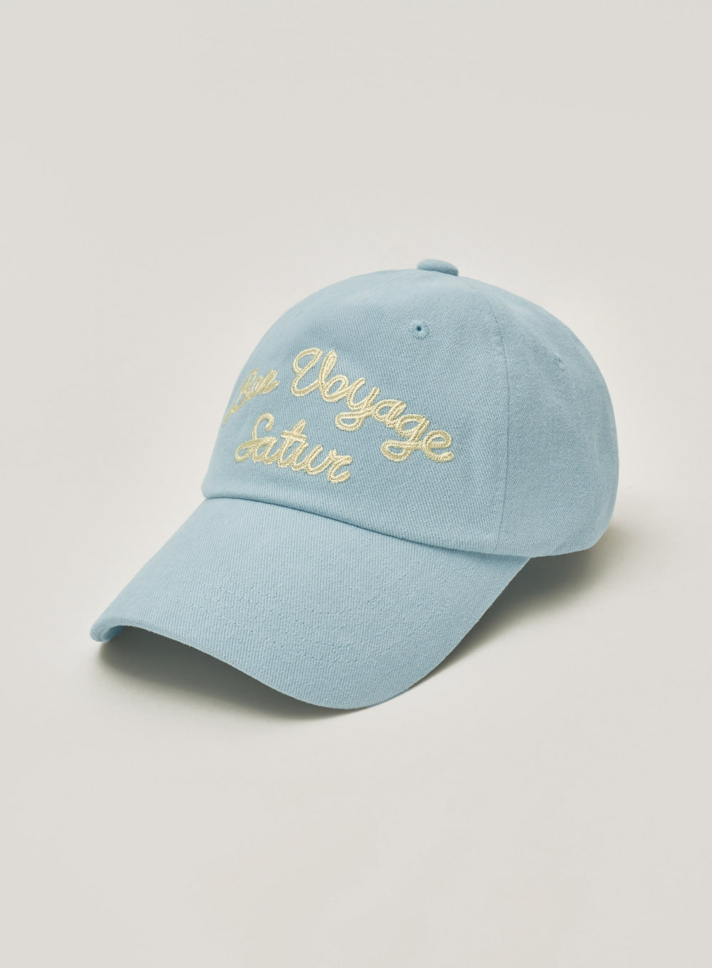 [satur] Bon Voyage 5 Panel Ball Cap - Sky Blue