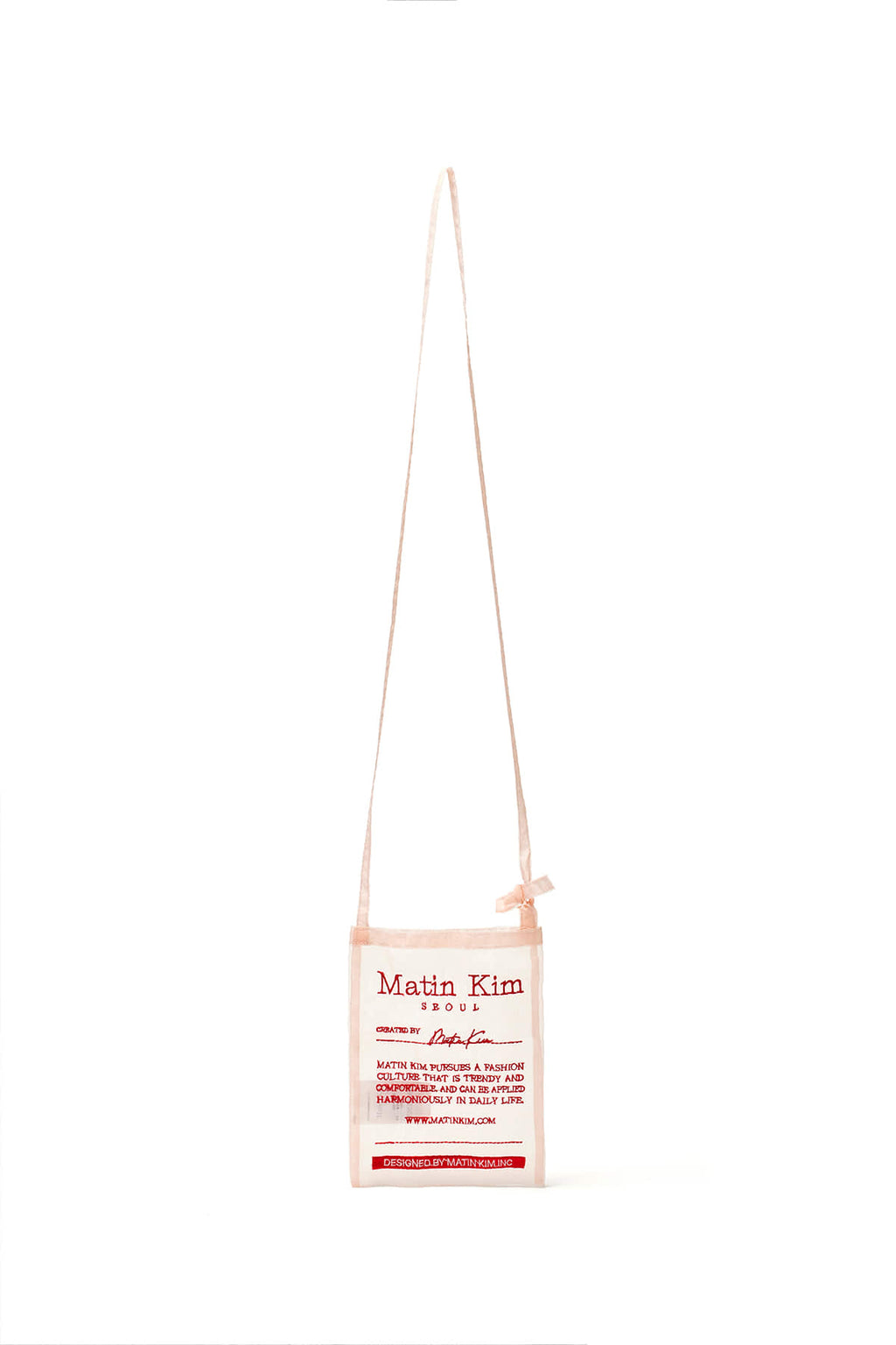 Matinkim Matin Kim Organza Mini Cross Bag IN Light Pink